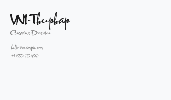 VNI-Thuphap Business Card