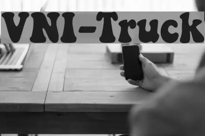 VNI-Truck Font examples