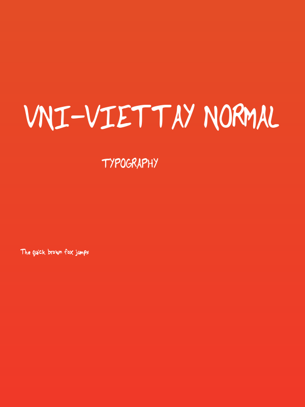 VNI-Viettay Normal Poster
