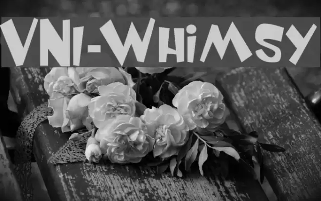VNI-Whimsy Font examples