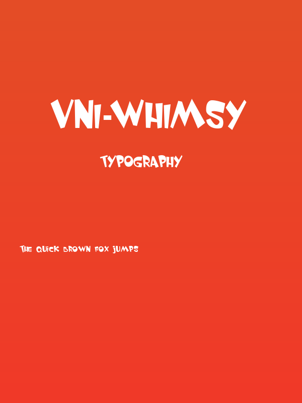VNI-Whimsy Poster