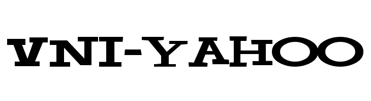 VNI-Yahoo Font