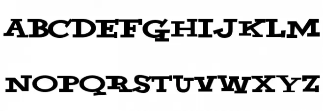 VNI-Yahoo Schriftart Groß