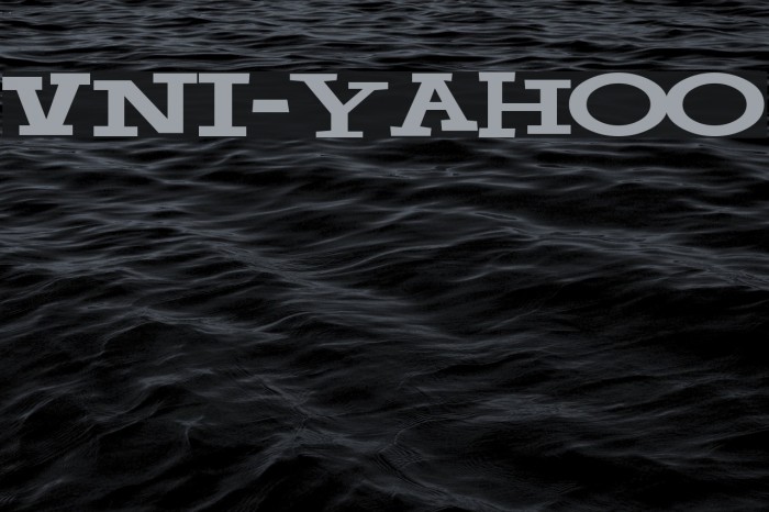 VNI-Yahoo Font examples