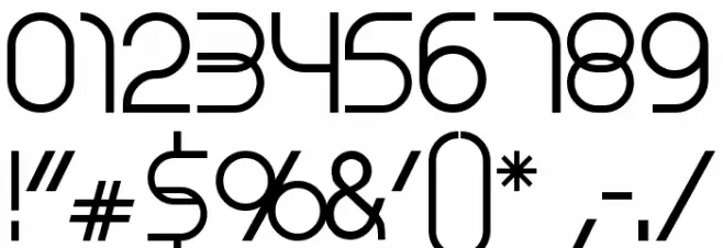 VOL Font OTHER CHARS