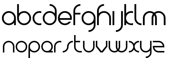 VOL Font LOWERCASE