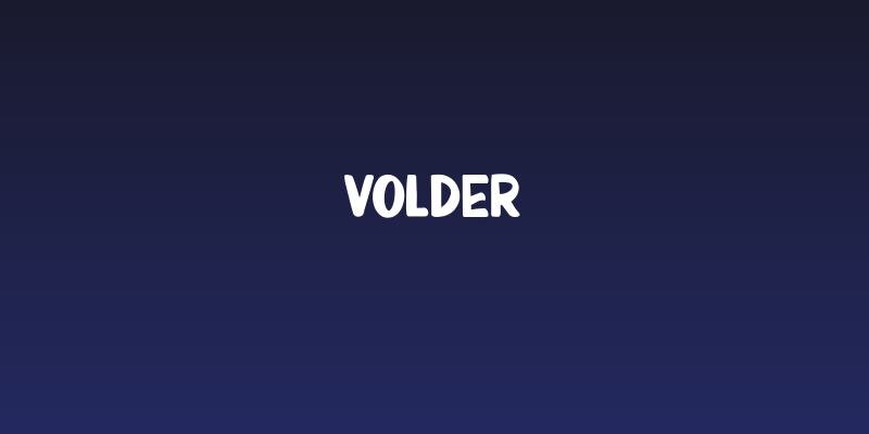 VOLDER Social Header