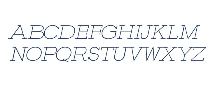 VOLLEY ITALIC Uppercase