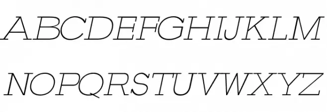 VOLLEY ITALIC Caratteri MAIUSCOLE