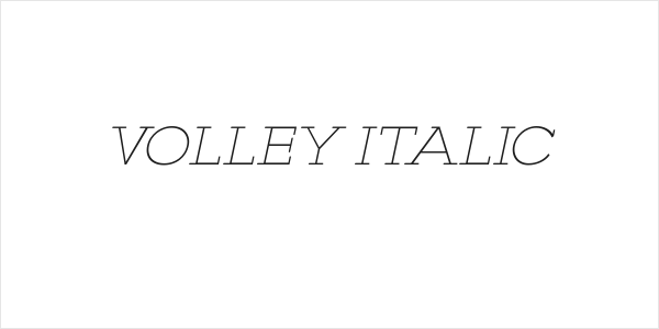 VOLLEY ITALIC Logo