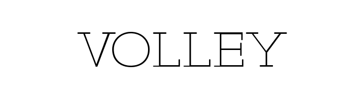 VOLLEY  Free Fonts Download