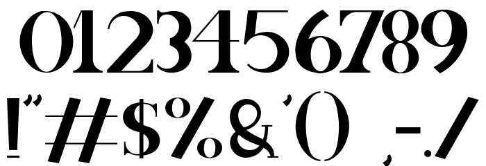 VOQUES Personal Use Font OTHER CHARS