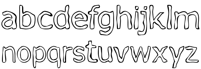 VOpen Font LOWERCASE