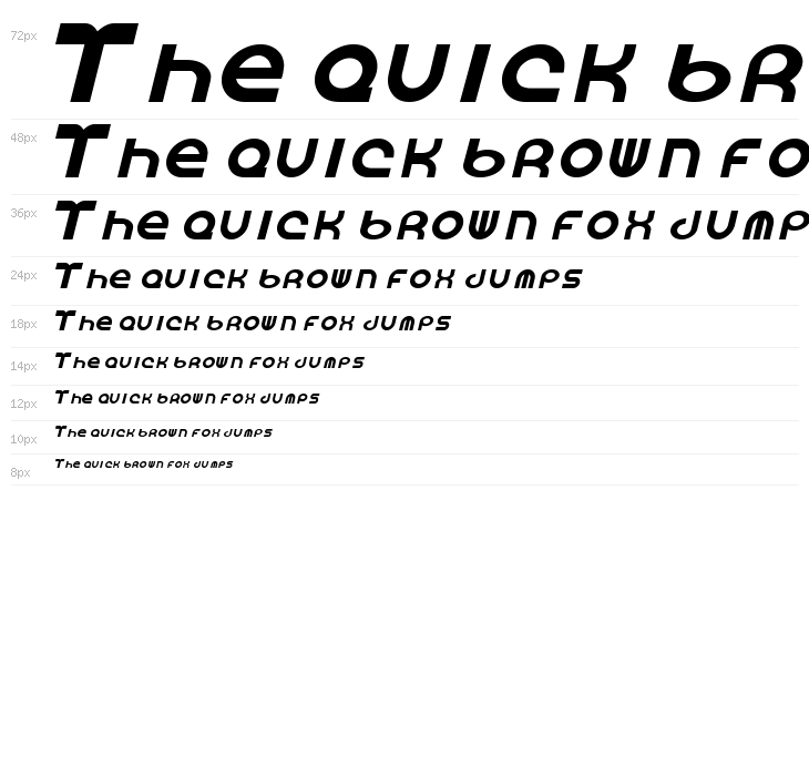 Vocaloid Italic Waterfall