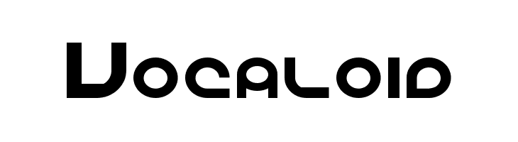 Vocaloid Font