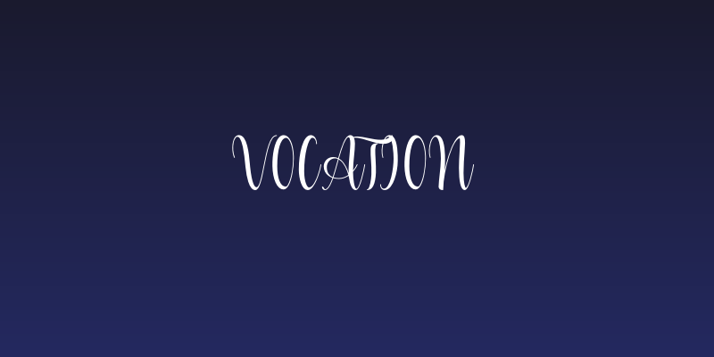 Vocation Social Header