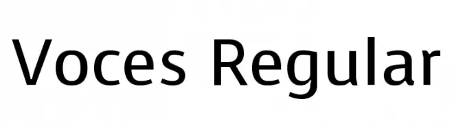 Voces Regular 
