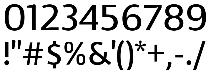 Voces Regular Font OTHER CHARS