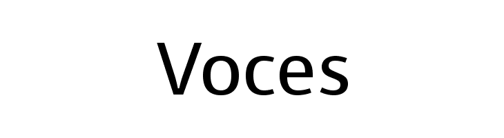 Voces Font