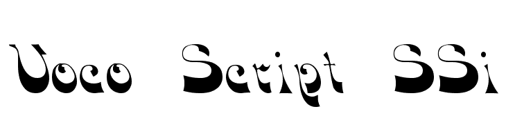 Voco Script SSi  Frei Schriftart Herunterladen