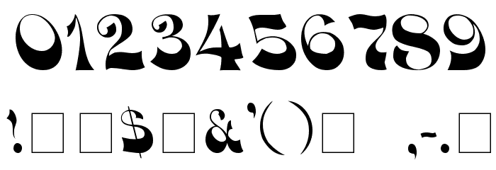 Voco Script SSi Font OTHER CHARS