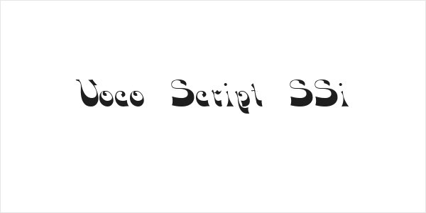 Voco Script SSi Logo