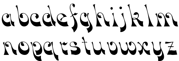 Voco Script SSi Font LOWERCASE
