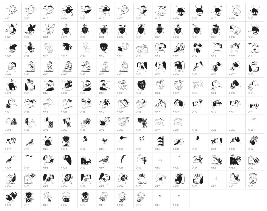 Voelkerfreundschaft Character Map