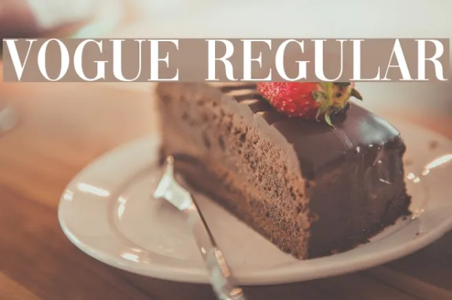 Vogue Regular Example 2