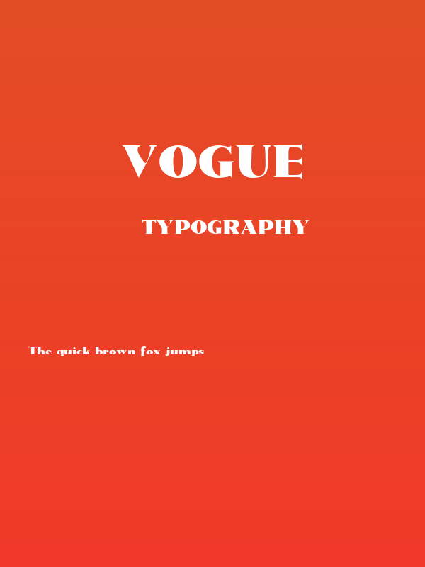Vogue Poster