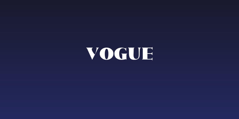 Vogue Social Header