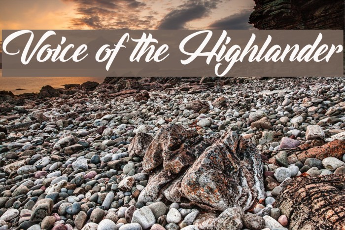 Voice of the Highlander Example 1