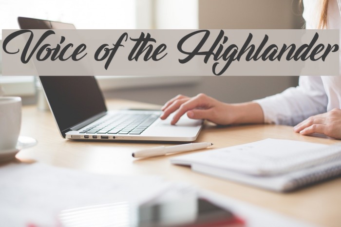 Voice of the Highlander Example 2