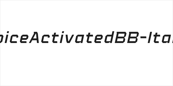 VoiceActivatedBB-Italic Logo