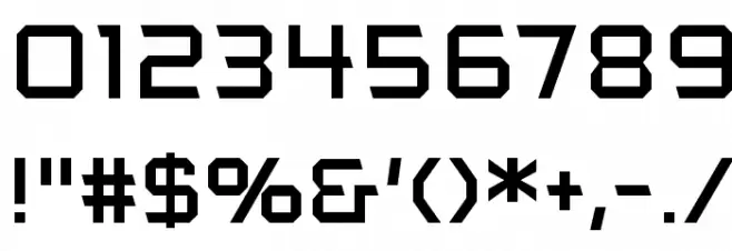 VoiceActivatedBB Font OTHER CHARS