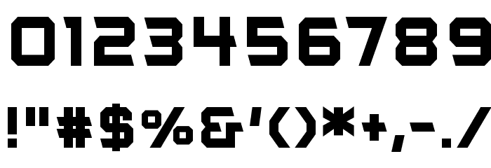 VoiceActivatedCapsBB-Bold Font OTHER CHARS