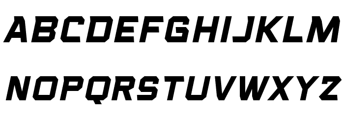 VoiceActivatedCapsBB-BoldItalic Font LOWERCASE