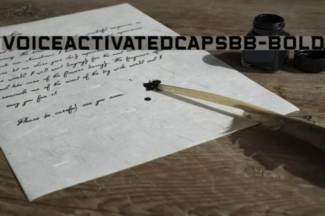 VoiceActivatedCapsBB-Bold Example 3