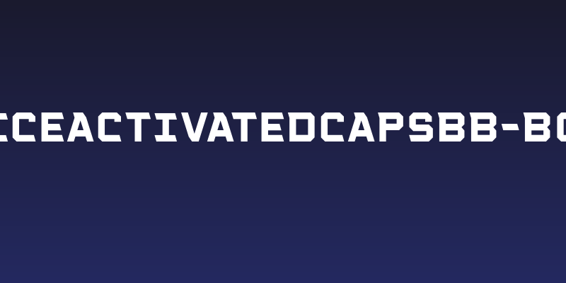 VoiceActivatedCapsBB-Bold Social Header