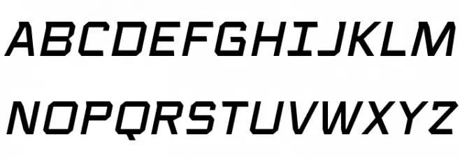 VoiceActivatedCapsBB-Italic Polices MAJUSCULES