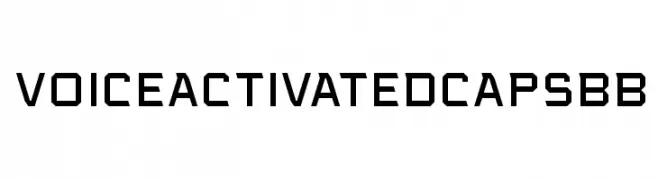 VoiceActivatedCapsBB  baixar fontes gratis