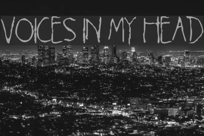 Voices in my Head Font examples