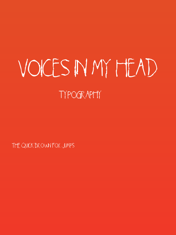 Voices in my Head Poster