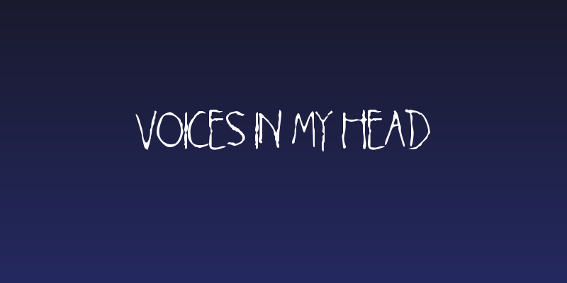 Voices in my Head Social Header