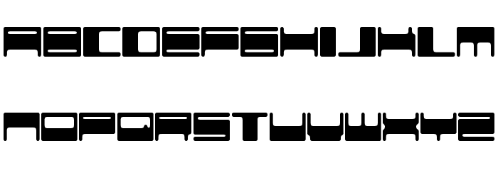 Voker baxer Font LOWERCASE