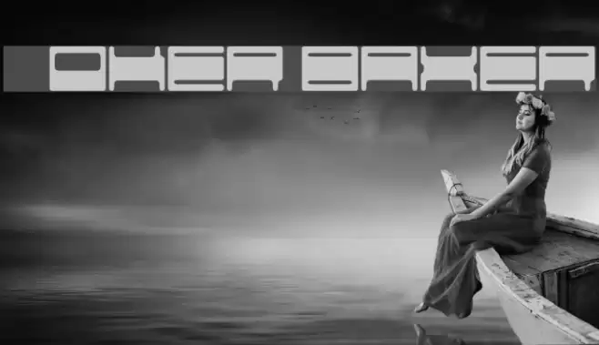 Voker baxer Font examples