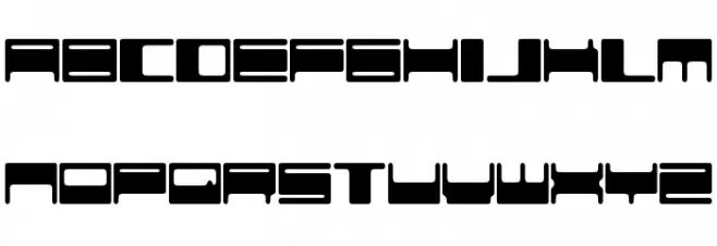 Voker baxer Font LOWERCASE
