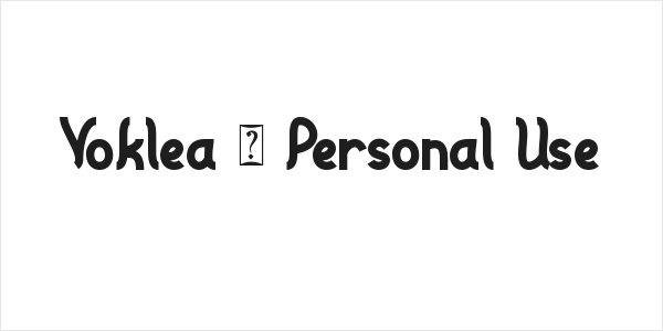 Voklea - Personal Use Logo