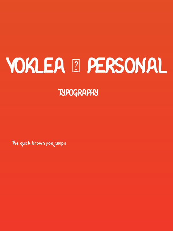 Voklea - Personal Use Poster