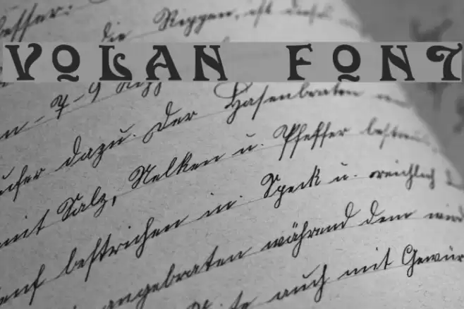 Volan Fonte examples